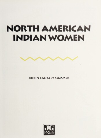 Book cover for North Indian Women