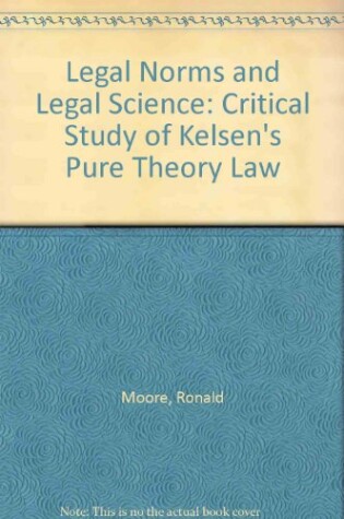 Cover of Legal Norms and Legal Science