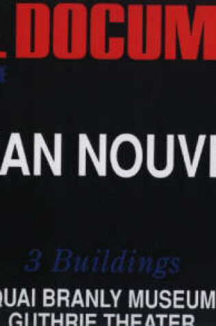 Cover of Jean Nouvel 3 Buildings