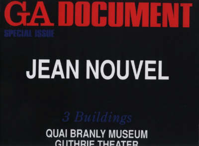 Cover of Jean Nouvel 3 Buildings