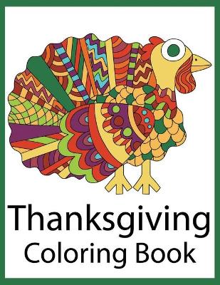 Book cover for Thanksgiving Coloring Book