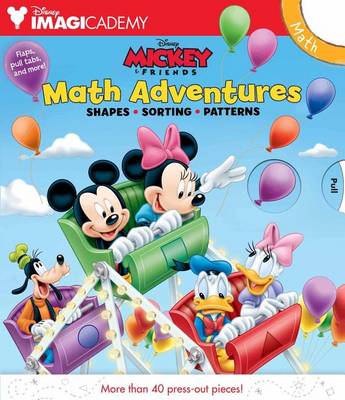 Book cover for Disney Imagicademy: Mickey & Friends: Math Adventures