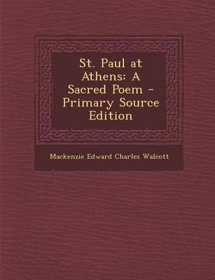 Book cover for St. Paul at Athens