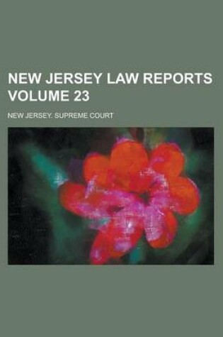 Cover of New Jersey Law Reports Volume 23