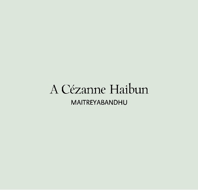 Book cover for A Cézanne Haibun