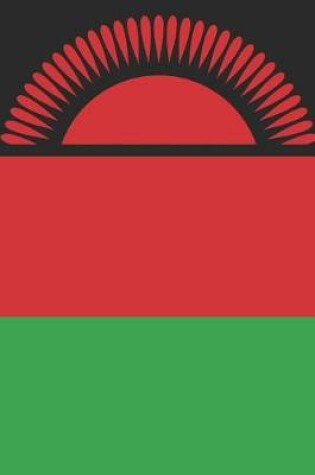 Cover of Malawi Flag Notebook - Malawian Flag Book - Malawi Travel Journal