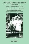 Book cover for Eastern Cherokee by Blood 1906-1910, Volume II, Applications 3001 - 6775; From the U.S. Court of Claims 1906-1910, Cherokee-Related Records of Special Commissioner Guion Miller