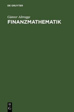 Cover of Finanzmathematik