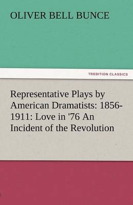 Book cover for Representative Plays by American Dramatists