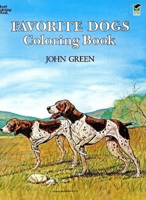 Book cover for Favorite Dogs Coloring Book