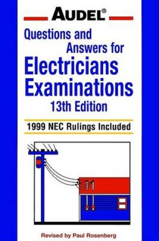 Cover of Audel Questions and Answers for Electricians Exami Nations, 13th Edition