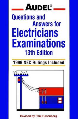 Book cover for Audel Questions and Answers for Electricians Exami Nations, 13th Edition