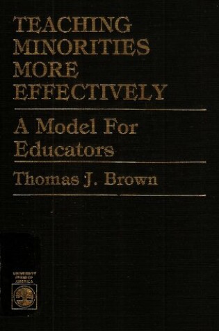 Cover of Teaching Minorities More Effectively