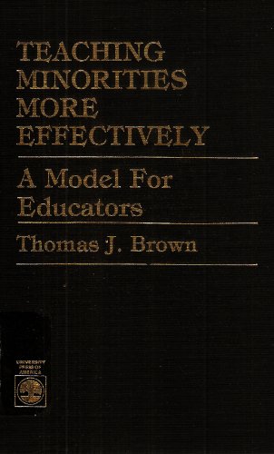 Book cover for Teaching Minorities More Effectively