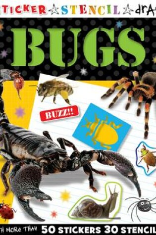 Cover of Sticker Stencil Draw Bugs