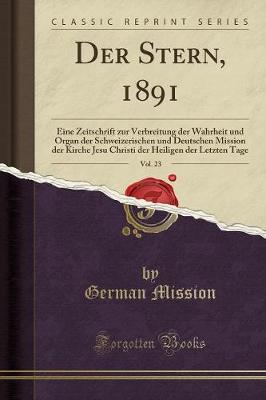 Book cover for Der Stern, 1891, Vol. 23