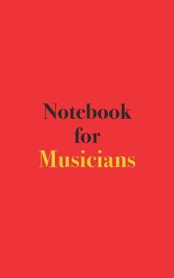 Book cover for Notebook for Musicians