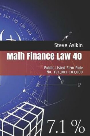 Cover of Math Finance Law 40