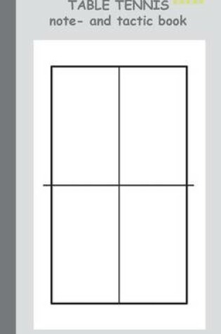 Cover of Table Tennis 2 in 1 Tacticboard and Training Workbook