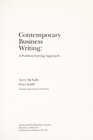 Cover of Contemporary Business Writing