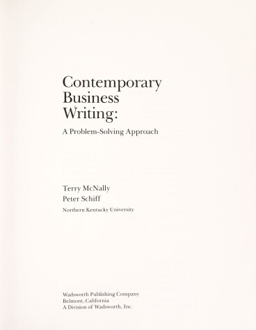 Cover of Contemporary Business Writing