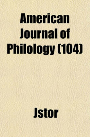 Cover of American Journal of Philology Volume 104