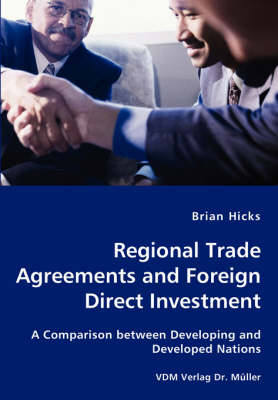 Book cover for Regional Trade Agreements and Foreign Direct Investment