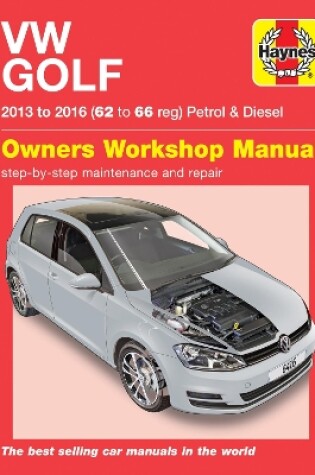 Cover of VW Golf petrol & diesel ('13-'16) 62 to 66