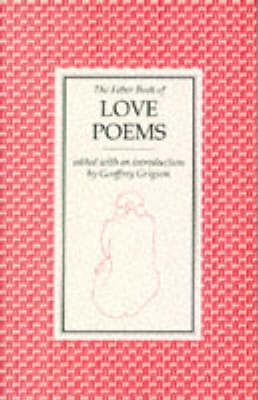 Book cover for Faber Book of Love Poems