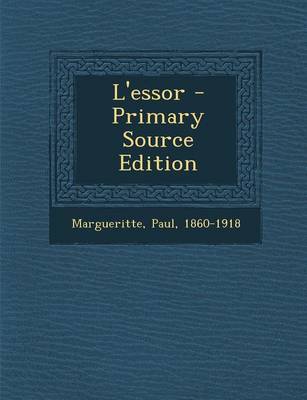 Book cover for L'Essor - Primary Source Edition