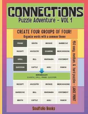 Cover of Connections Puzzle Adventure Book - Vol 1