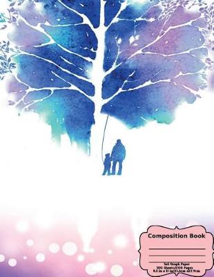 Book cover for Father And Child Watercolor Composition Book