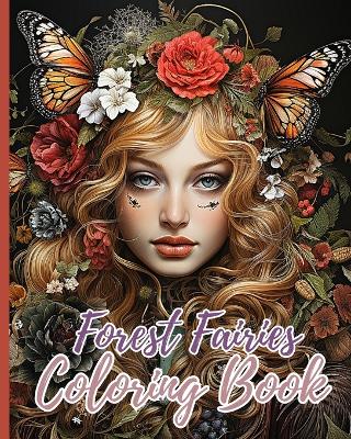 Book cover for Forest Fairies Coloring Book For Adults