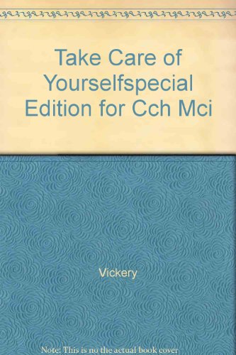 Book cover for Take Care of Yourselfspecial Edition for Cch Mci