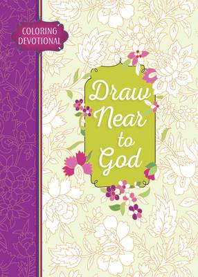 Book cover for Adult Coloring Devotional: Draw Near to God (Majestic Expressions)