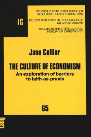 Cover of The Culture of Economism