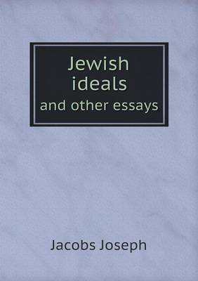 Book cover for Jewish ideals and other essays