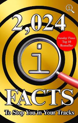 Book cover for 2,024 QI Facts To Stop You In Your Tracks