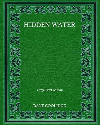 Book cover for Hidden Water - Large Print Edition