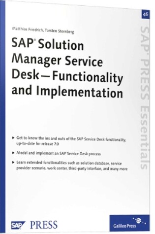 Cover of SAP Solution Manager Service Desk – Functionality and Implementation