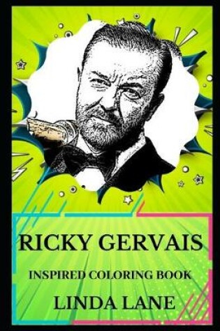 Cover of Ricky Gervais Inspired Coloring Book