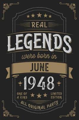 Book cover for Real Legends were born in June 1948