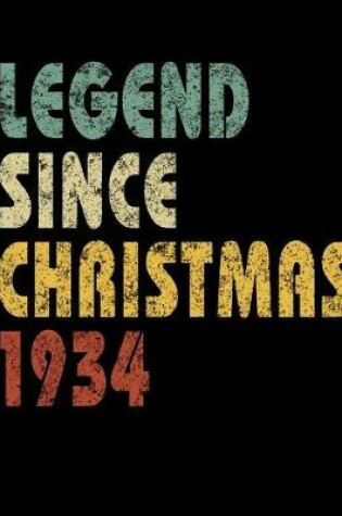 Cover of Legend Since Christmas 1934