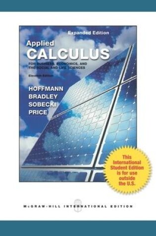 Cover of Applied Calculus for Business, Economics, and the Social and Life Sciences, Expanded Edition