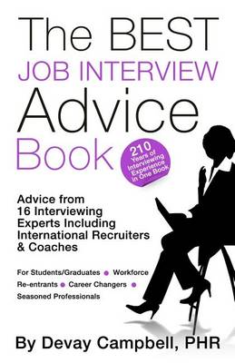 Book cover for The BEST Job Interview Advice Book