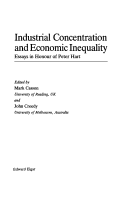Book cover for INDUSTRIAL CONCENTRATION AND ECONOMIC INEQUALITY