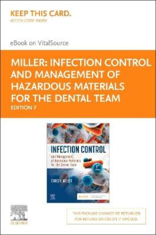 Cover of Infection Control and Management of Hazardous Materials for the Dental Team - Elsevier eBook on Vitalsource (Retail Acce