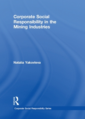 Book cover for Corporate Social Responsibility in the Mining Industries