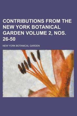 Cover of Contributions from the New York Botanical Garden (Volume 8)