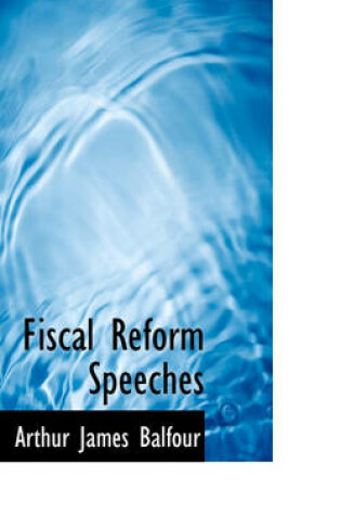 Cover of Fiscal Reform Speeches